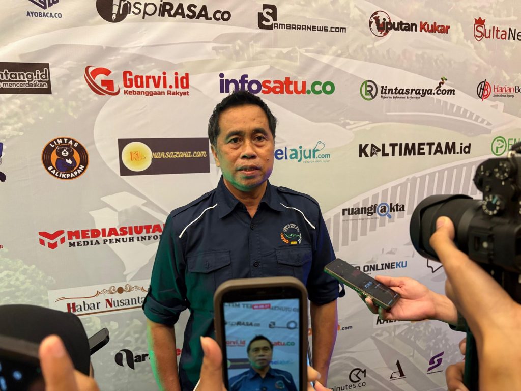 Ketua JMSI Kalimantan Timur, Mohammad Sukri, saat Musda ke-1 JMSI Kaltim, Rabu (8/10/2025)